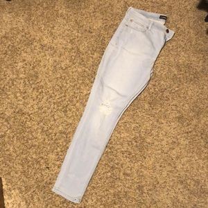 Express Light Wash Skinny Jeans